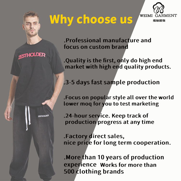 Zestholder Custom Two Pieces Zip Up Streetwear Sun Faded Wash Tracksuits Men's Hoodies set