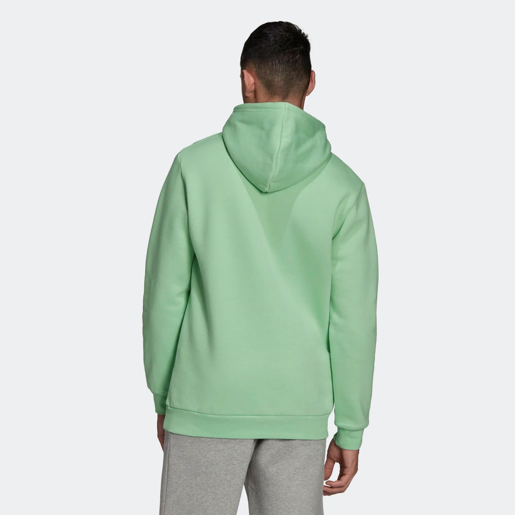 Trefoil Dark Mint Men's Pullover Hoodie Regular Fit Heavyweight 70% Cotton 30% Recycled Polyester Plus 6XL Anti-Shrink ODM