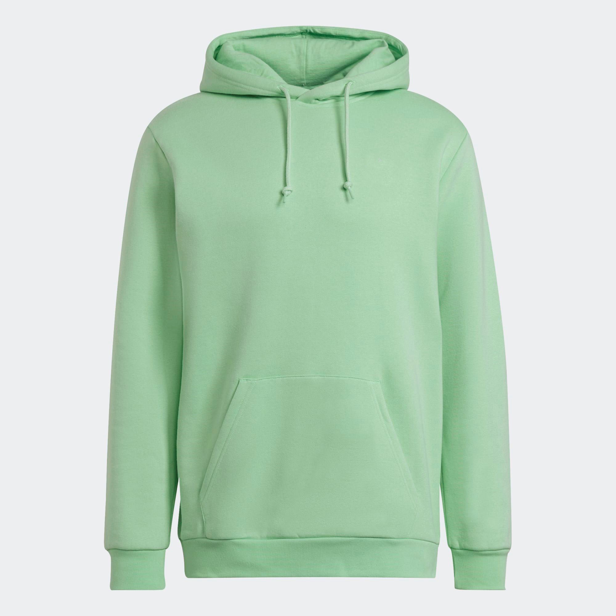 Trefoil Dark Mint Men's Pullover Hoodie Regular Fit Heavyweight 70% Cotton 30% Recycled Polyester Plus 6XL Anti-Shrink ODM