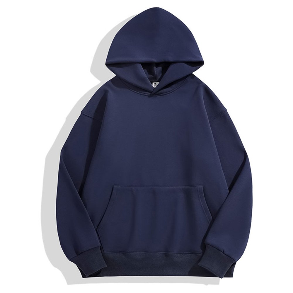 Oversized Blank Heavyweight 500grams Sudaderas Hoodies Plus Size Thick Men's Winter Streetwear Hoodies and Sweatshirts