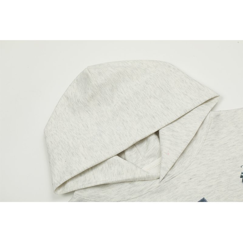 Wholesale High Quality Heavyweight Custom LOGO Full Print Cotton Oversized Streetwear Vintage Washed Men's Hoodies&Sweatshirts