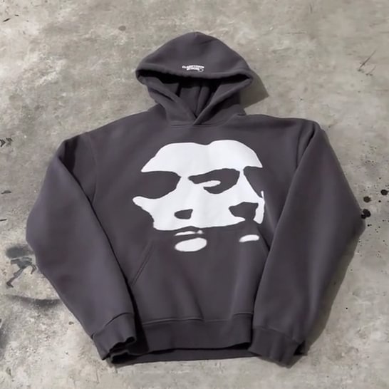 HD2629 500 GSM Factory Custom Blank Boxy Oversized Hoodies for Men Heavyweight Cotton Hoodies Drop Shoulder Pullover Hoodie OEM
