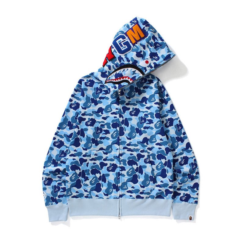 New Technology RUIKE Camouflage Men's Full Zip Up Hoodies Pullover Custom Logo DTG Printing Oversized Hoodie for Men
