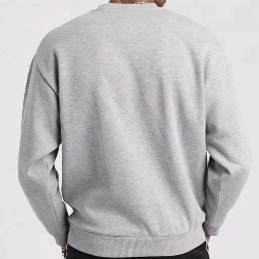 JL1121D Plain Sweatshirts Crew Neck Embroidery Sweatshirt Custom Men's Hoodies Sweatshirts Black Jumper For Men