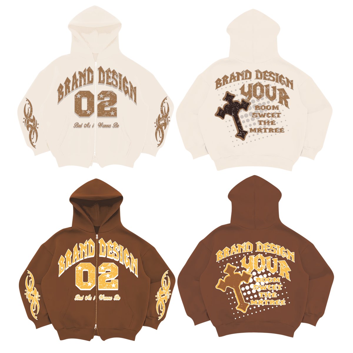 ManufacturerAcid Wash Custom Embroidery Logo Double Zipper Women Printing Cotton Unisex Pullover Sweatshirt Zip Up Men's Hoodies