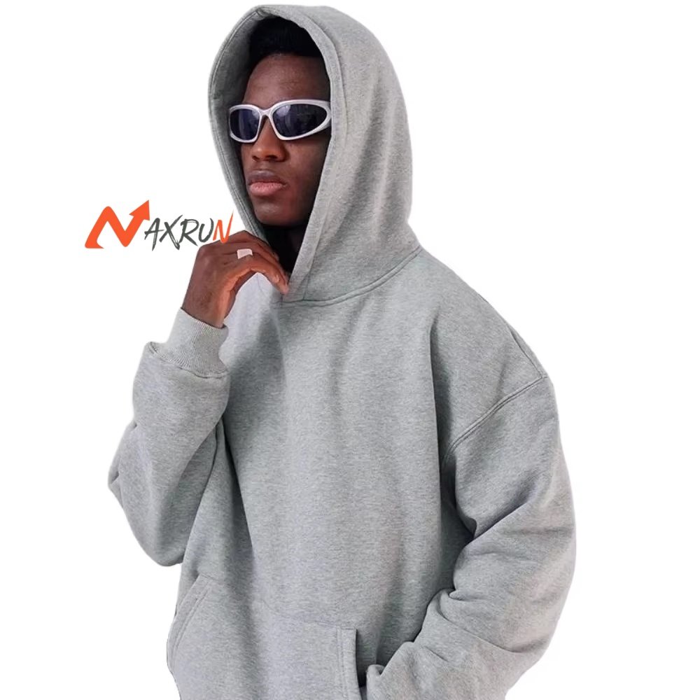 High Quality Heavyweight Cotton Men's Hoody Oversized Luxury Pullover with Puff Printing Custom Winter Spring Hoodies