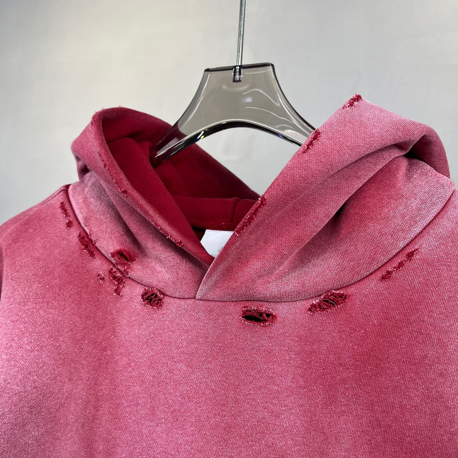 450 gsm Wholesale Streetwear Vintage no string zip up Manufacturers 100% Cotton Unisex Custom Acid Wash Heavyweight Men's Hoodie
