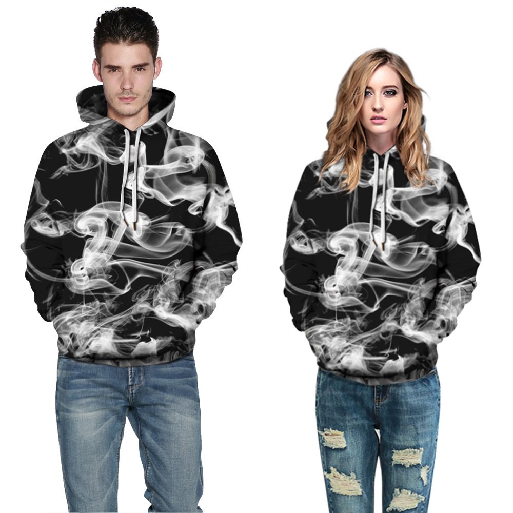 Custom 3D Digital Printing Hooded Sweatshirt Women's Hoodies Plus Size Men's Hoodies