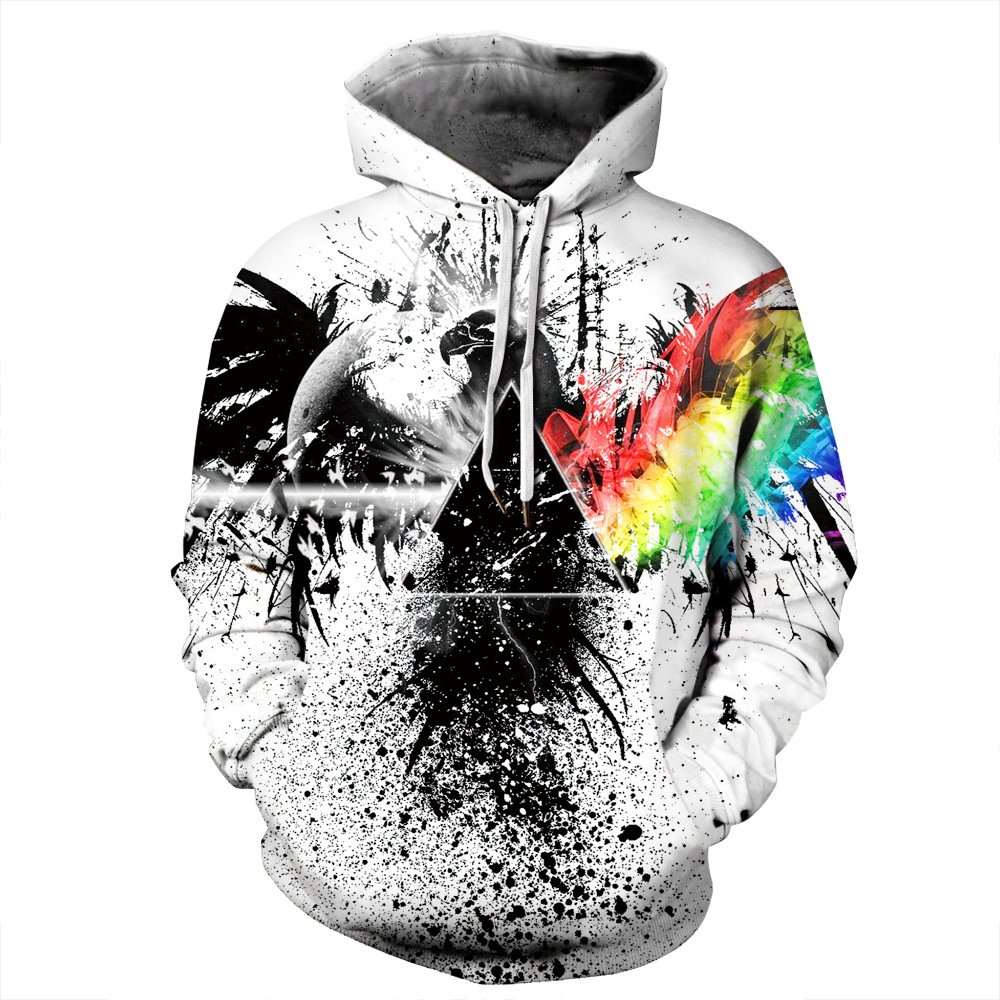 Custom 3D Digital Printing Hooded Sweatshirt Women's Hoodies Plus Size Men's Hoodies