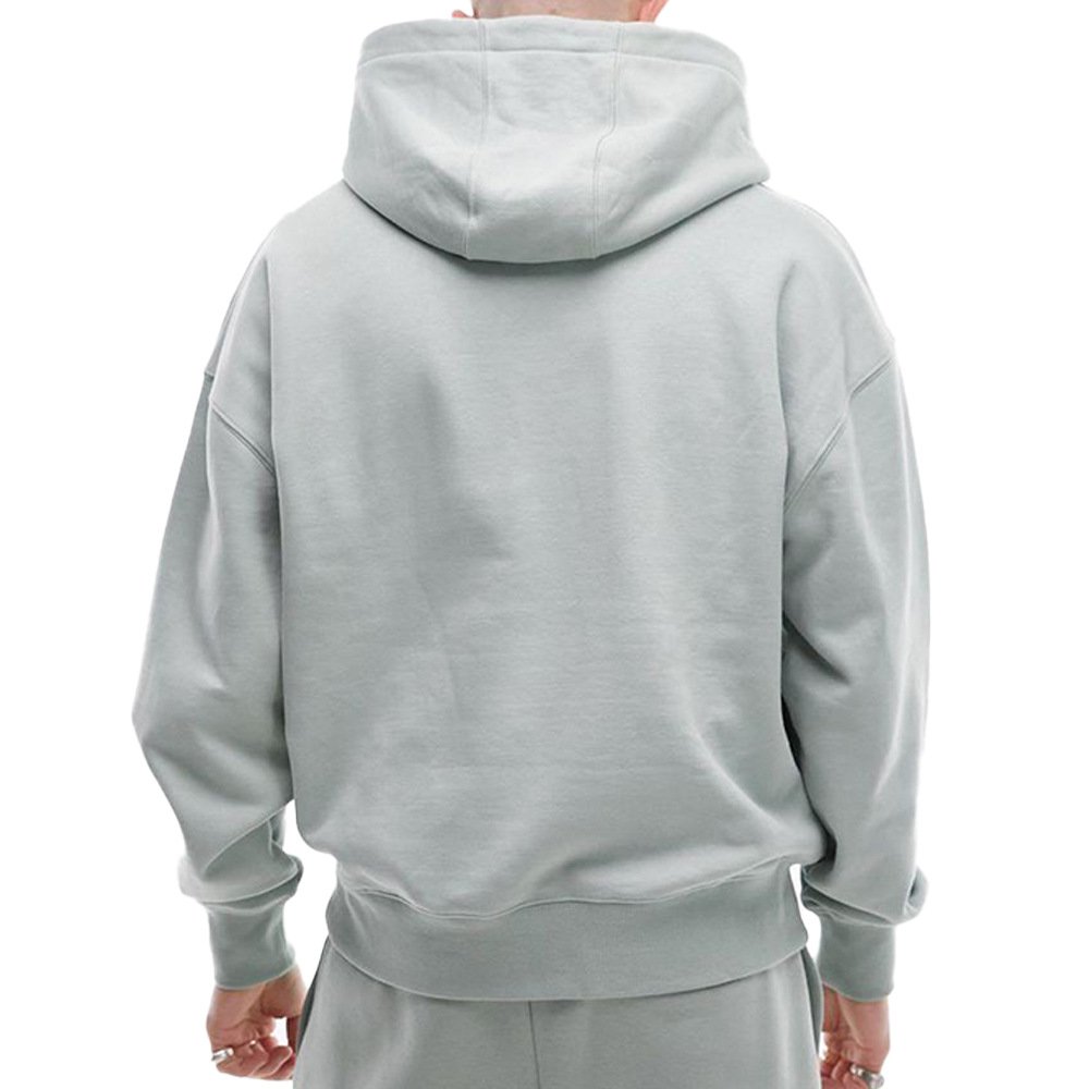 Men's Heavyweight Fleece Oversized Pullover Hoodies&sweatshirt Embossed Rhinestone Hoodies with Hooded Collar