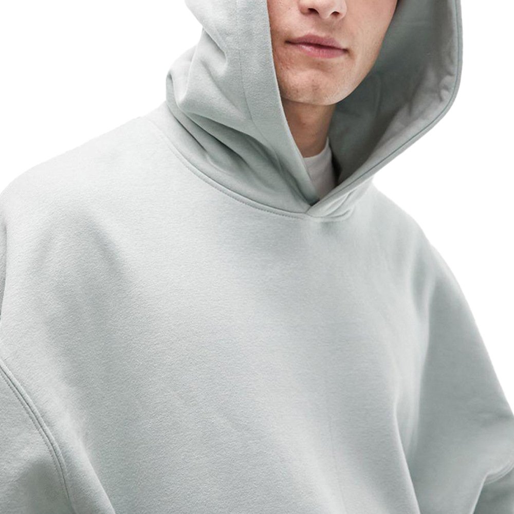 Men's Heavyweight Fleece Oversized Pullover Hoodies&sweatshirt Embossed Rhinestone Hoodies with Hooded Collar