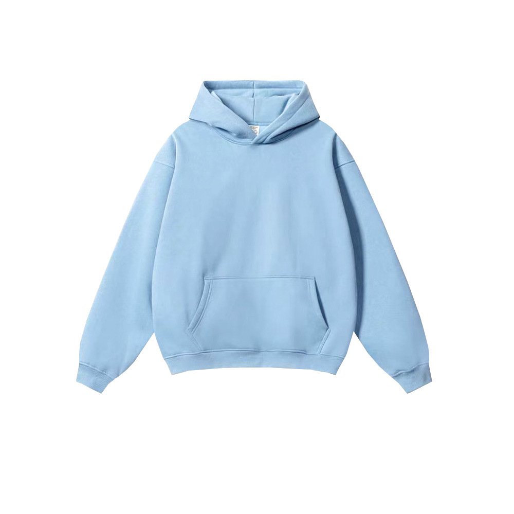 Custom LOGO High Quality Blank Oversized Men's Hoodies Cotton Thick French Terry Heavy Weight Vintage Pullover Hoodie