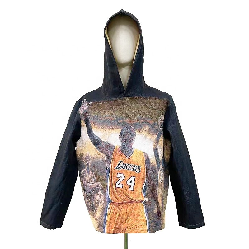 High density Tapestry blanket fabric tapestry sweater Custom Men's clothing Tapestry Hoodie