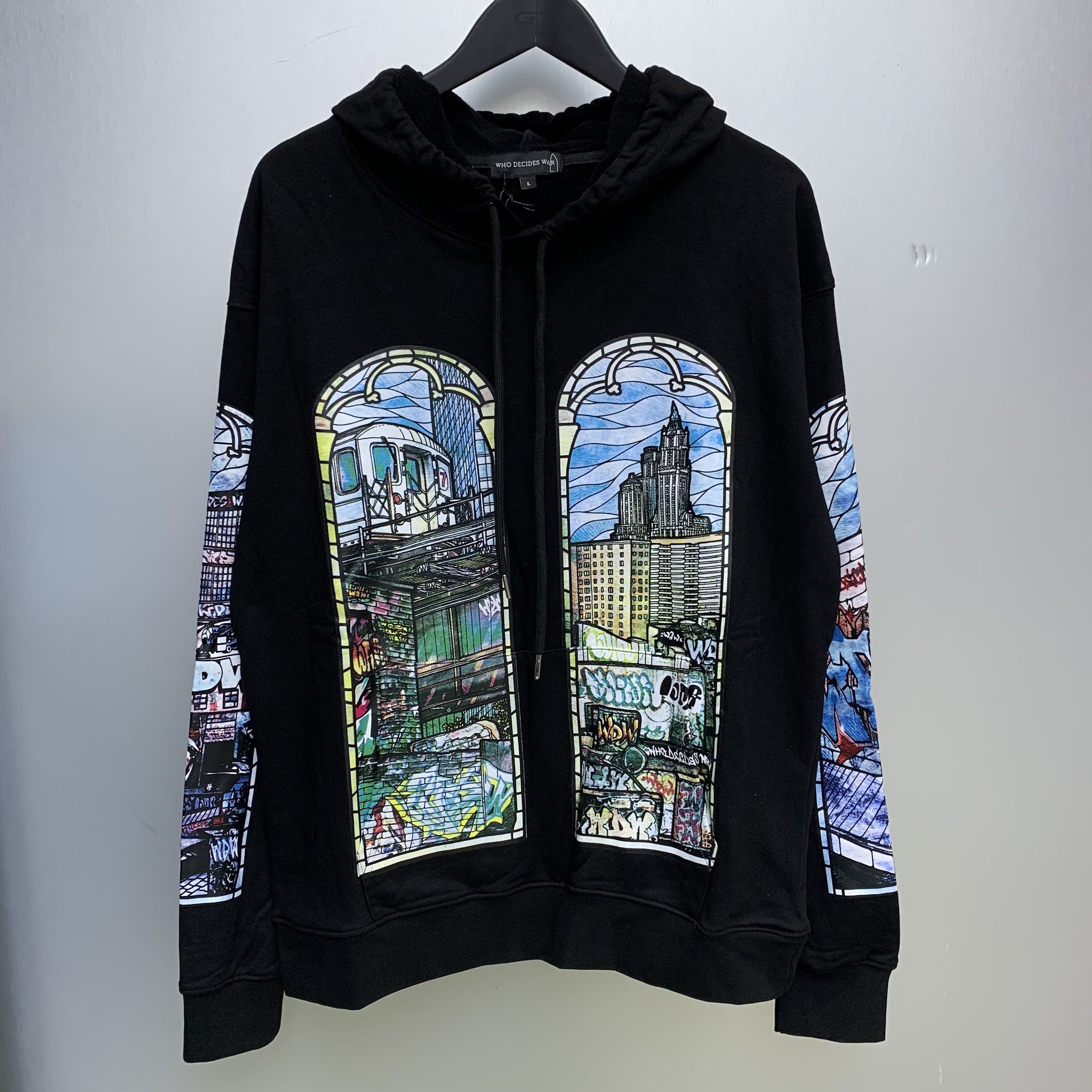 WHO DECIDES WARS Hooded Sweatshirt Wholesale of top quality men's hoodies 100% Cotton hoodies for men