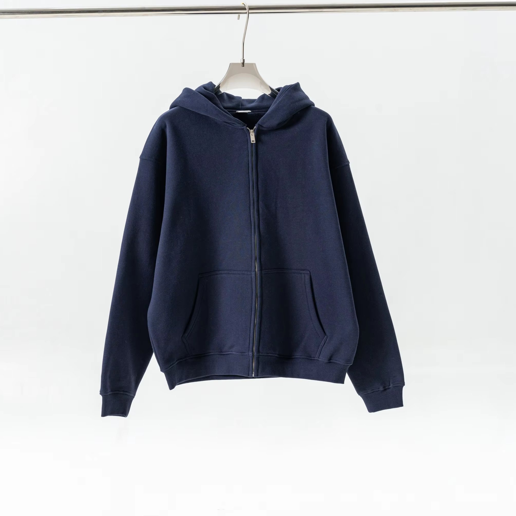 oem custom zip hoodie manufacturer mens high quality boxy zip hoodie puff print blank zip up hoodies