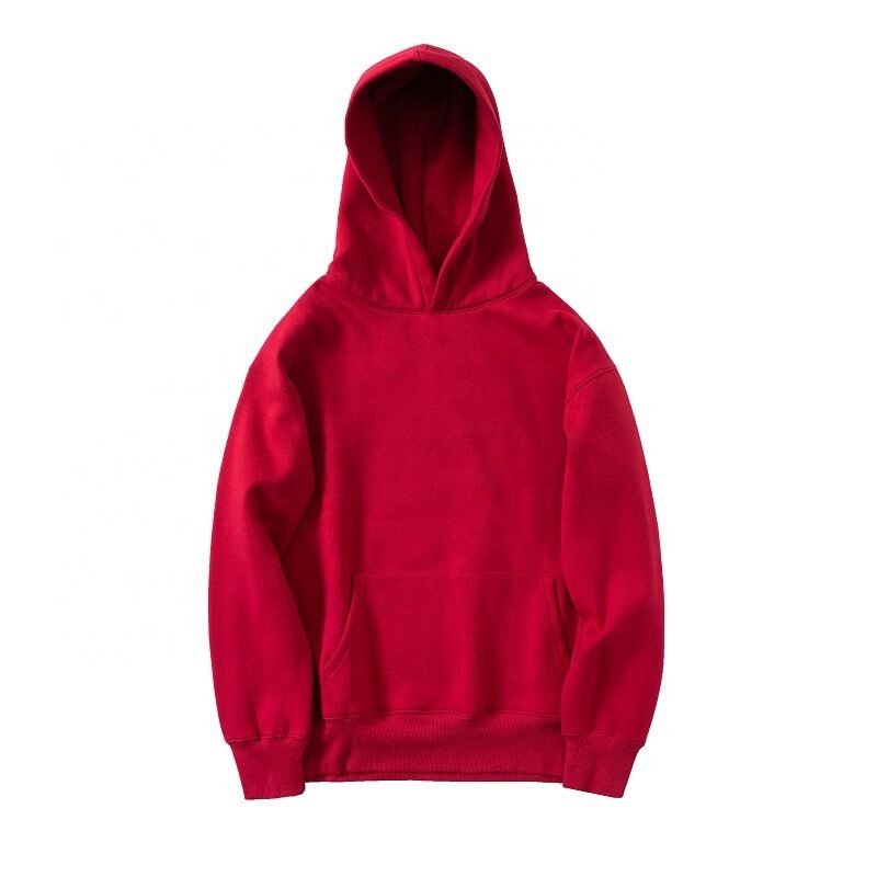 2024 custom 400-600GSM heavyweight hoodie 100% cotton pullover plus size men's hoodies & sweatshirts