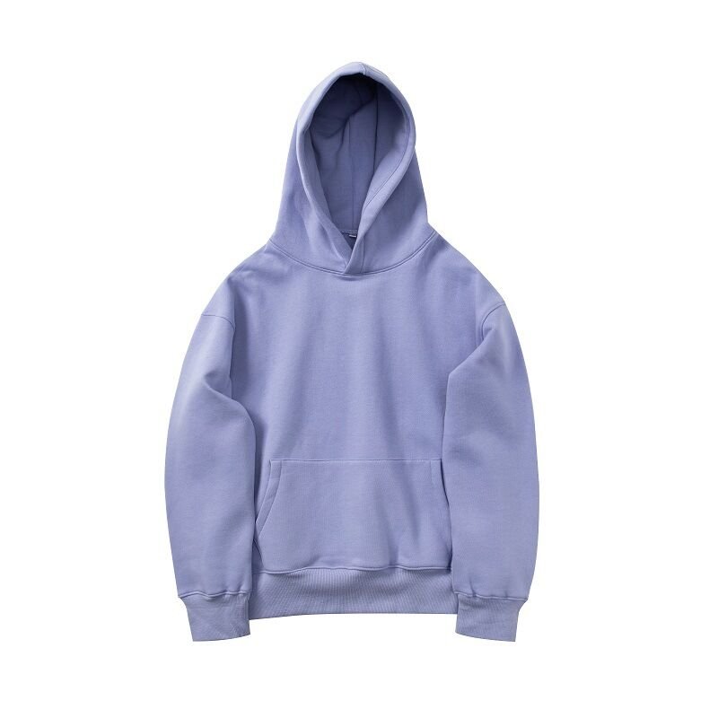 2024 custom 400-600GSM heavyweight hoodie 100% cotton pullover plus size men's hoodies & sweatshirts