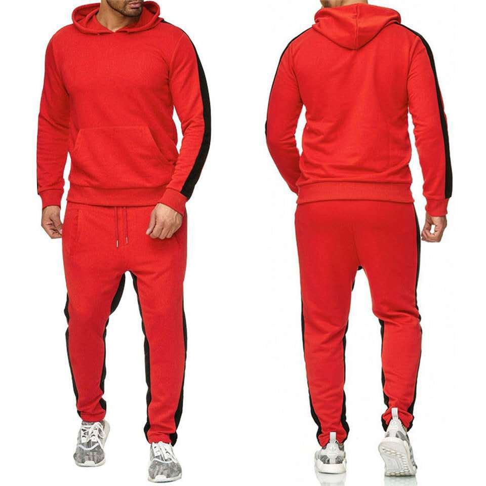 Oem Men's Joggers Fall Winter Casual Sportswear Sweatshirts Suit Hoodie Training Plus Size Tracksuit Men's Two Piece Pants Set