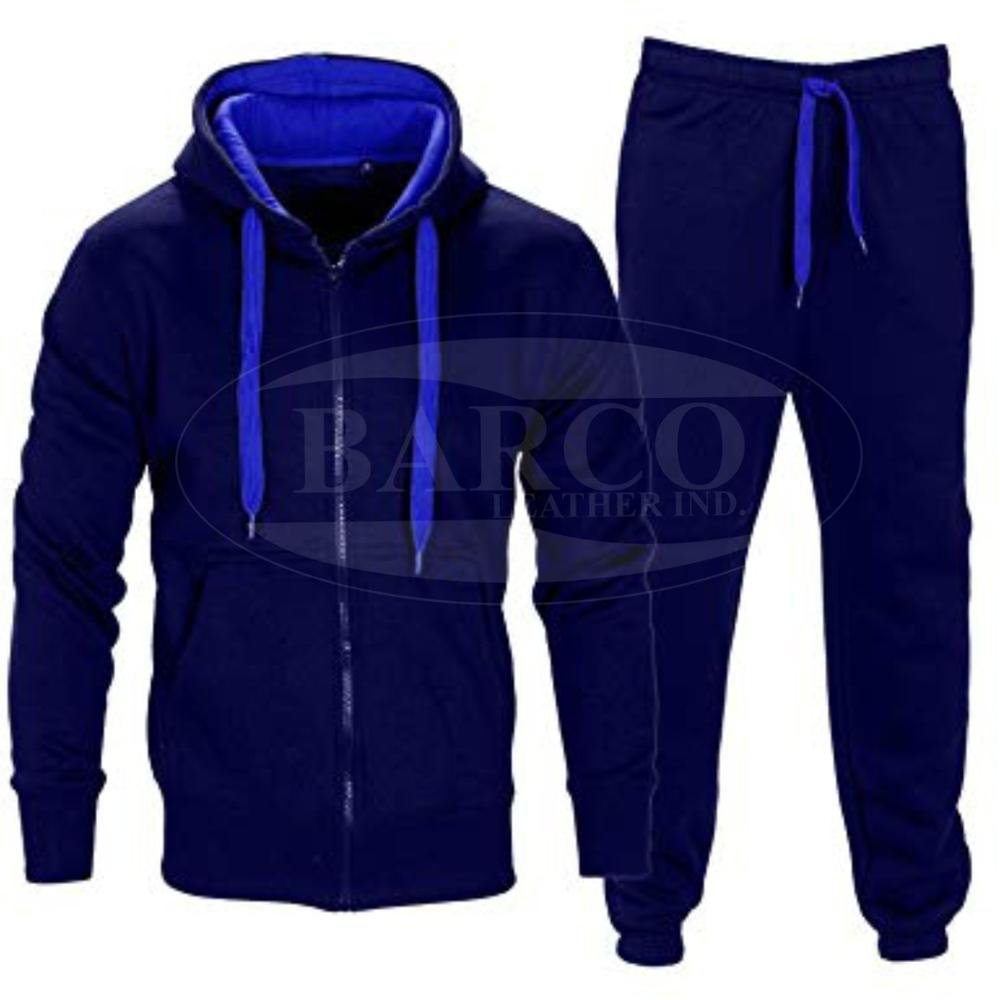 Customization Men's Tracksuits Custom Logo Men's Tracksuit Custom Neck Label Cotton Fleece Tracksuit