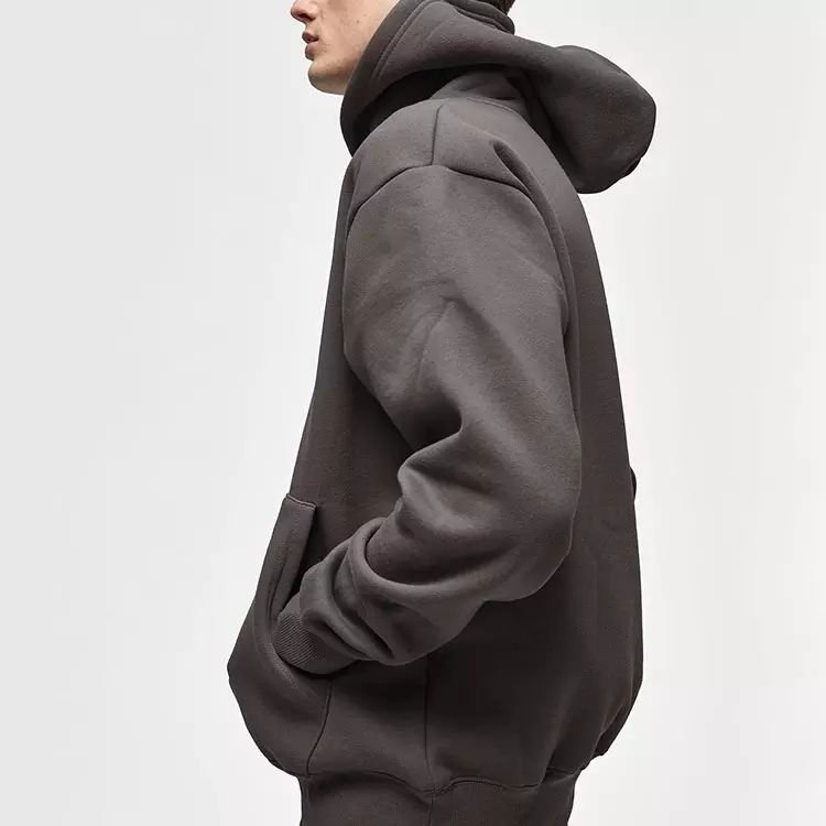 HD1244 Wholesale Hip Hop Blank Heavy weight 100% Cotton Hoodie custom logo Streetwear Oversized french terry mens Heavyweight Ho