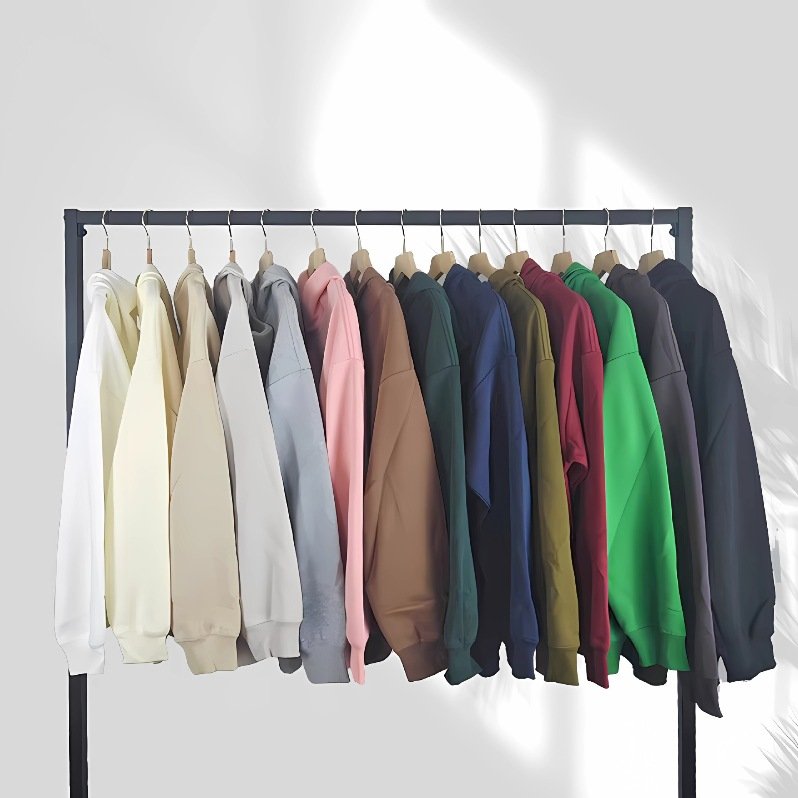 Wholesale High Quality Heavyweight Custom Logo Puff Print 100% Cotton 420G Fleece Streetwear Hiphop Men's Hoodies&Sweatshirts