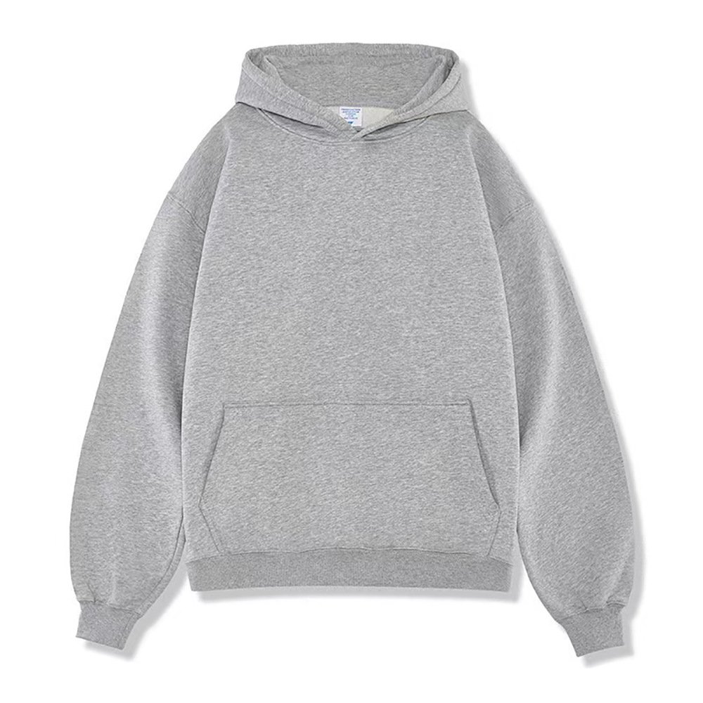 OEM Manufacturer Custom Logo Printed Street Cotton Unisex Plain Drop Shoulder Pullover Men's Hoodies Embroidery sweatshirts