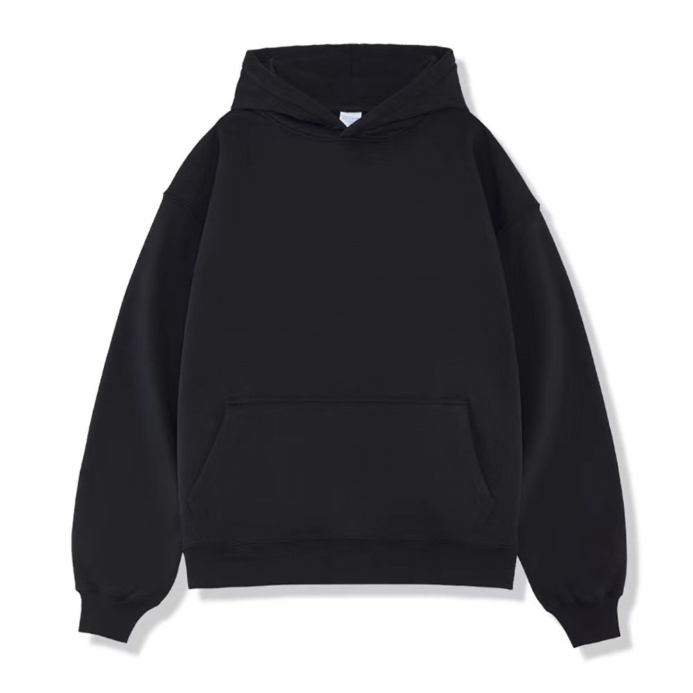 OEM Manufacturer Custom Logo Printed Street Cotton Unisex Plain Drop Shoulder Pullover Men's Hoodies Embroidery sweatshirts