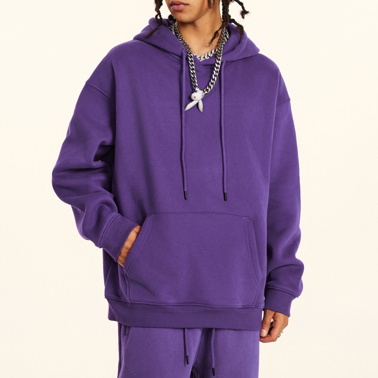 345gsm sun faded quality oversized Heavyweight Puff Print hoodies Men's tracksuits custom men's hoodies sweatshirts
