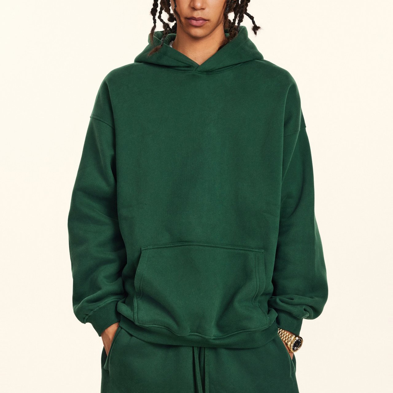 345gsm sun faded quality oversized Heavyweight Puff Print hoodies Men's tracksuits custom men's hoodies sweatshirts