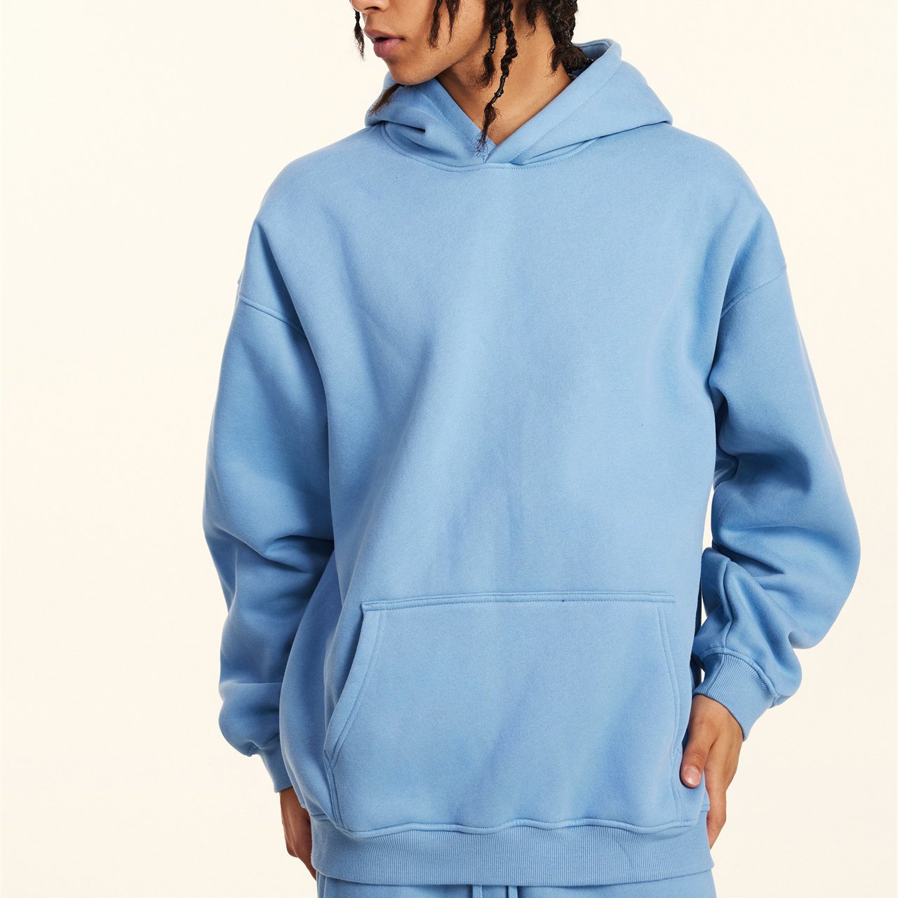 345gsm sun faded quality oversized Heavyweight Puff Print hoodies Men's tracksuits custom men's hoodies sweatshirts