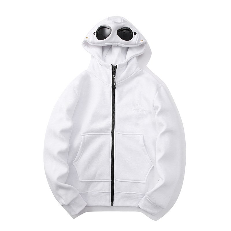New Design Full Face Zip Up Hoodie Over Face Men's Hoodies Custom solid color Men Zipper Hoody Sweatshirt Custom printing