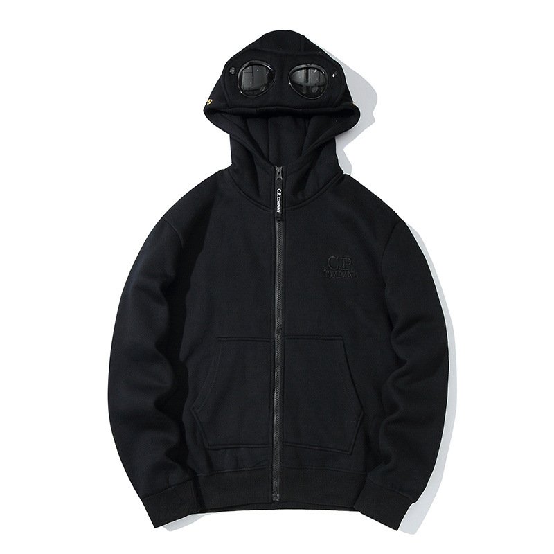 New Design Full Face Zip Up Hoodie Over Face Men's Hoodies Custom solid color Men Zipper Hoody Sweatshirt Custom printing