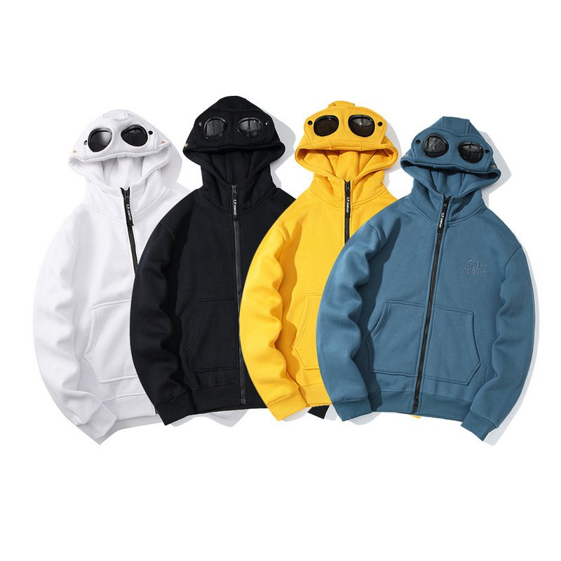 New Design Full Face Zip Up Hoodie Over Face Men's Hoodies Custom solid color Men Zipper Hoody Sweatshirt Custom printing