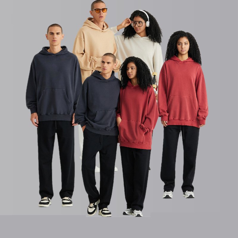 winter custom oversized plain cotton blank hoodies mens pullover unisex bulk plus size men's hoodies & sweatshirts