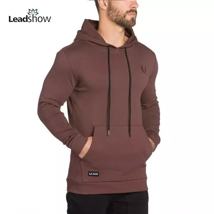 manufacture plus size blank men's hoodies sweatshirts custom brand private label plain pullover Men sports gym hoodie