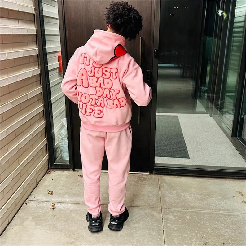Custom Designed Men's Puff Printing Hoodie Fleece French Fabric 3D Pattern Winter Pullover Size 6XL