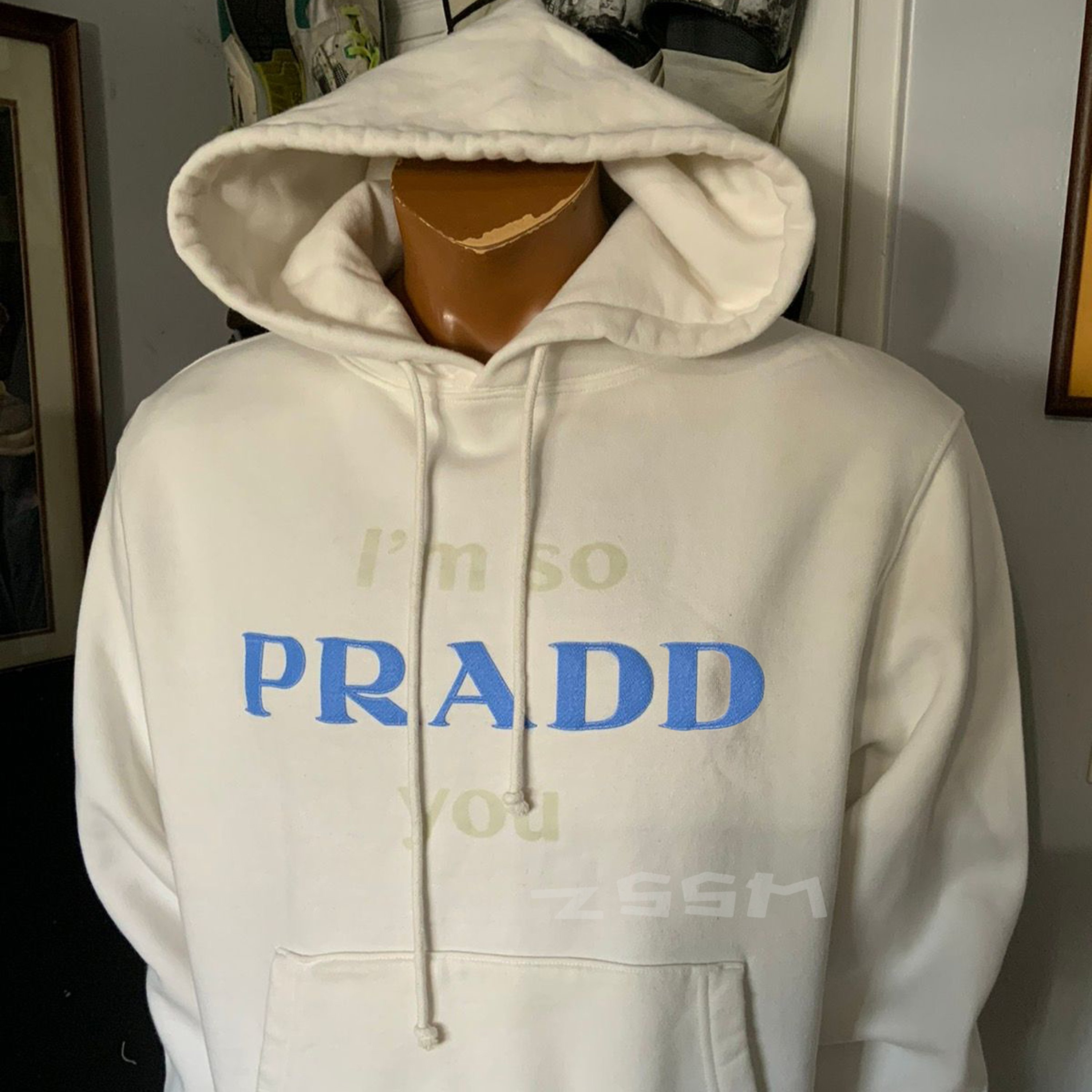 ZSSM Customize OEM Cotton embroidery Printing High Quality Cotton Oversize Plain Men's Hoodies