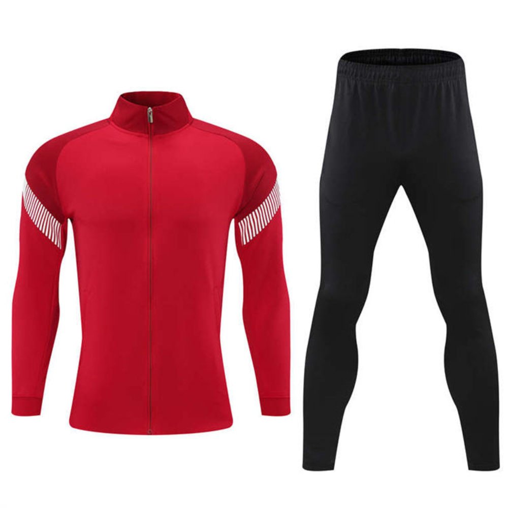 New Season Soccer Men's Tracksuits Custom Argentina Soccer Uniform Logo Tech Fleece Zip Up Jogging Tracksuit Messi Soccer Jersey