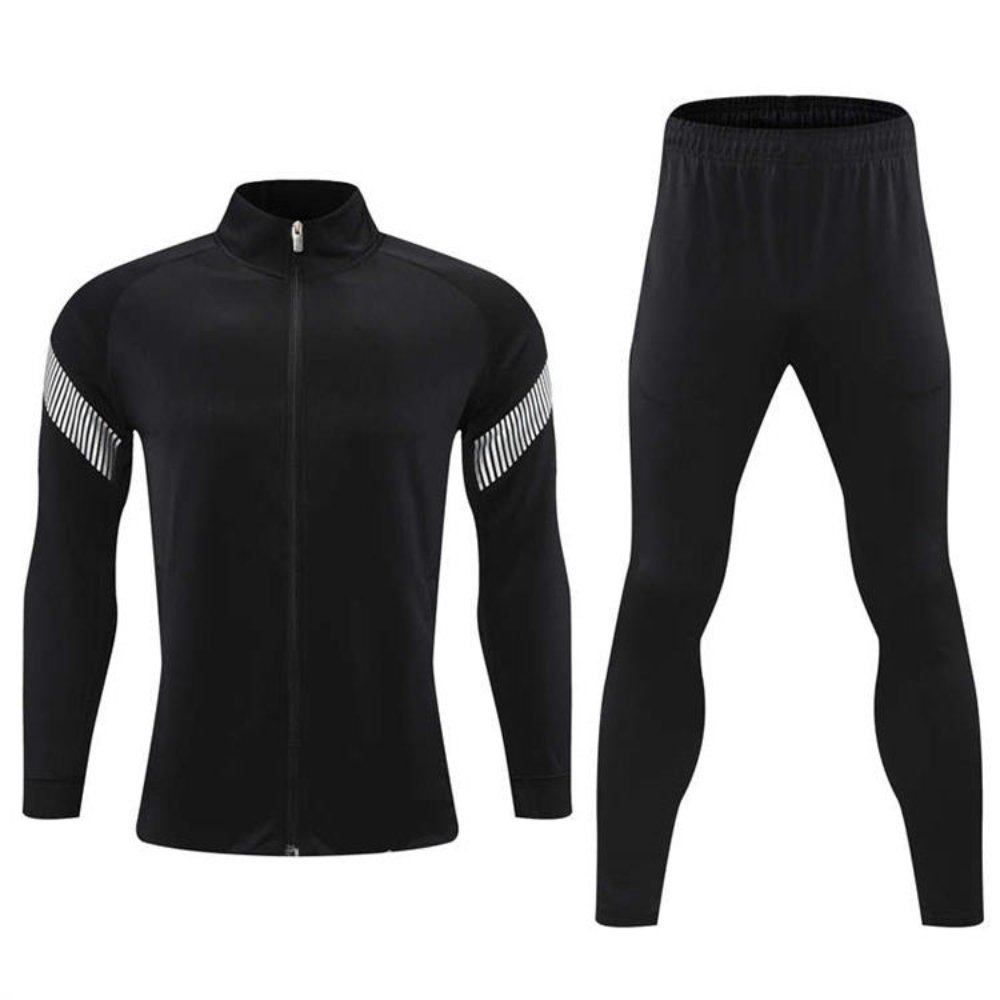 New Season Soccer Men's Tracksuits Custom Argentina Soccer Uniform Logo Tech Fleece Zip Up Jogging Tracksuit Messi Soccer Jersey