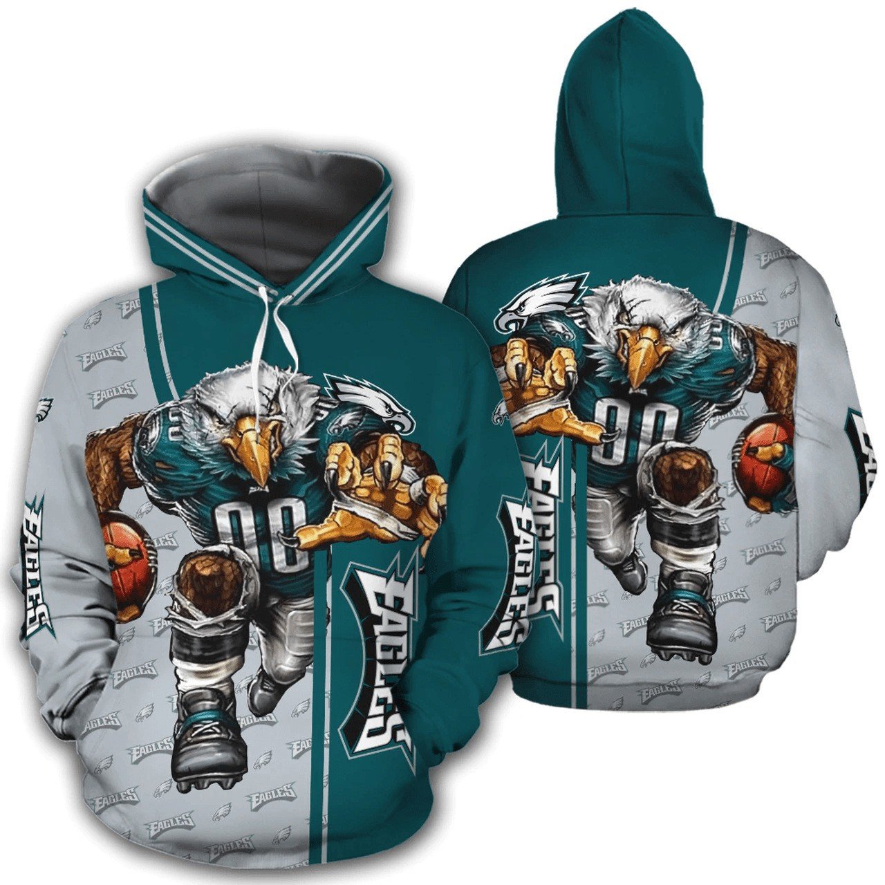Cross border High Quality N--*/-fl Pullover Sweatshirt Warming 3d Print Nfl Hoodie S Custom Plus Size Men's Hoodies