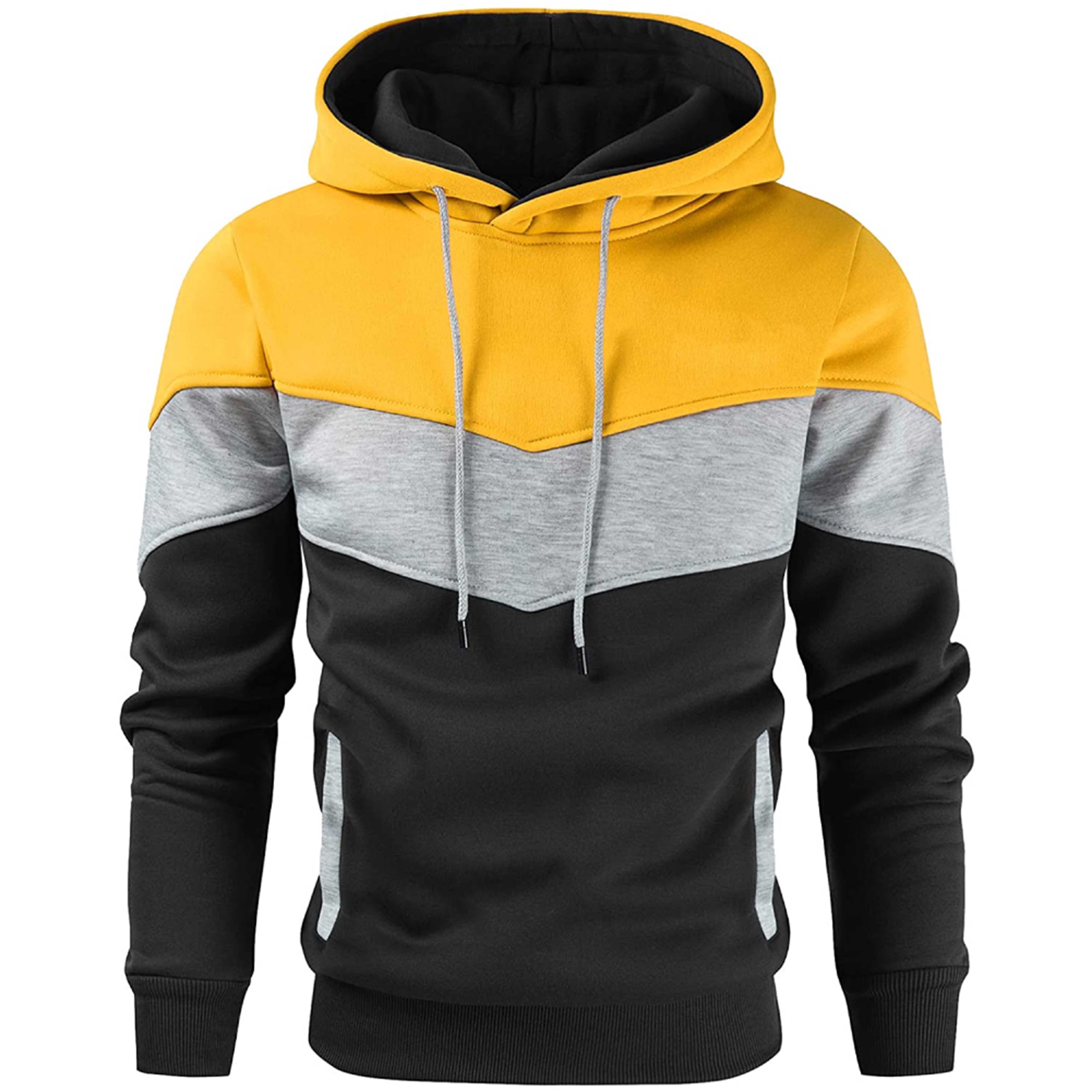 Low Price High Quality Cut And Sew Cotton Long Sleeve Contrast Color Crop Top Men Short Body Boys Hoodie