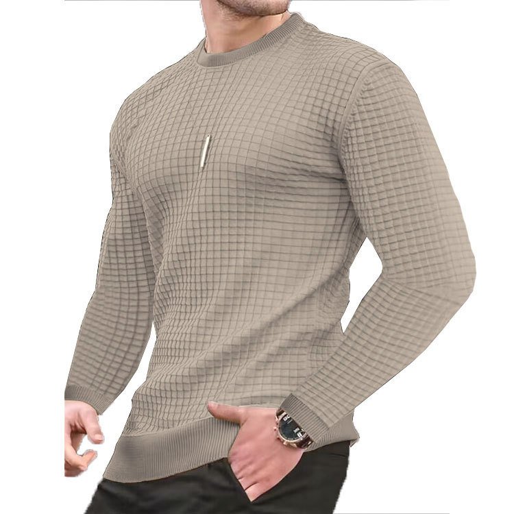 Wholesale Custom Design Winter Men'S Jumpers Sweatshirt Pullover Warm Knitwear Sweater Men Knit Crewneck Hoodies