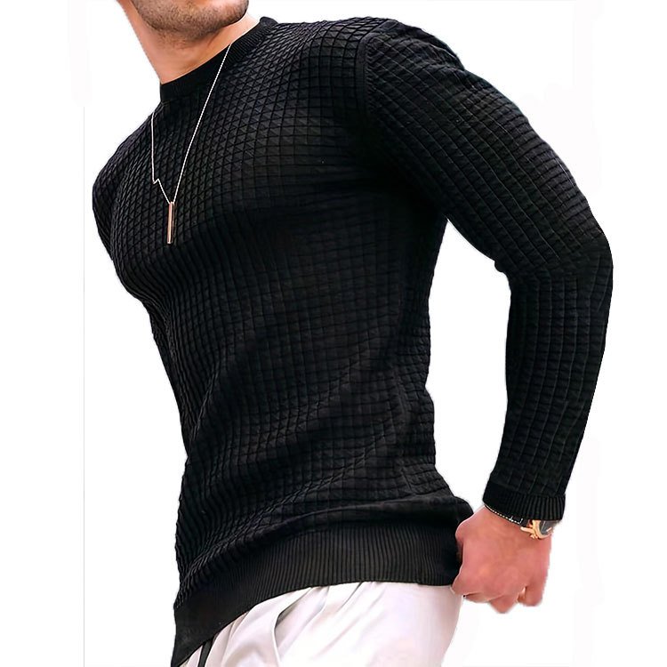 Wholesale Custom Design Winter Men'S Jumpers Sweatshirt Pullover Warm Knitwear Sweater Men Knit Crewneck Hoodies