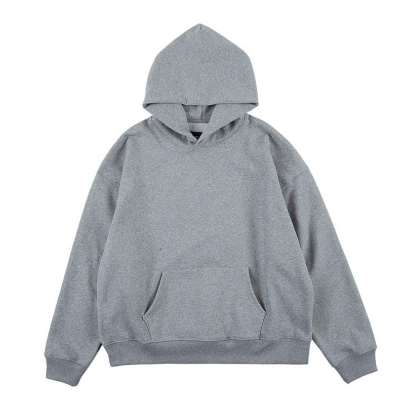 Supplies Wholesale 95%cotton 5%spandex High Quality Men's Hoodies Thick Pullover Crewneck Sweatshirt/