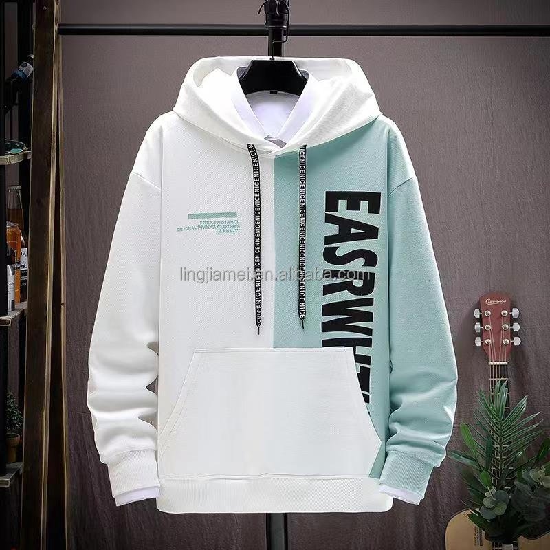 Wholesale low-priced hoodies fashionable and trendy men's hoodies spring and autumn thin loose hoodies men's tops