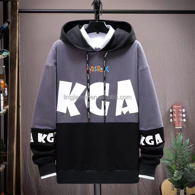 Wholesale low-priced hoodies fashionable and trendy men's hoodies spring and autumn thin loose hoodies men's tops