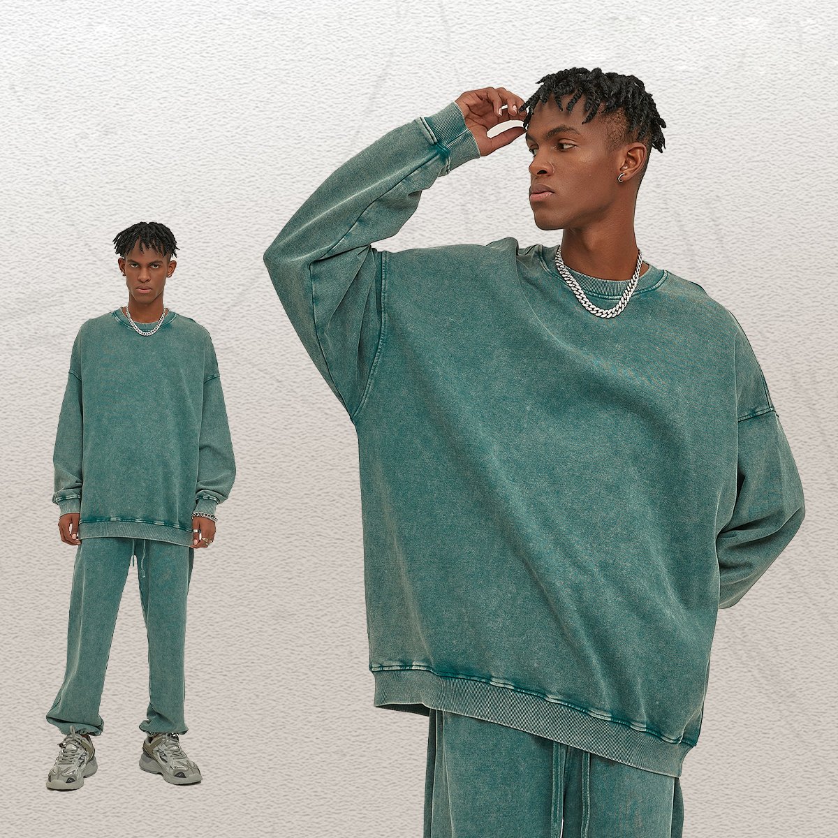 High Quality oversized Custom logo jumper hooded heavy cotton sweatshirt acid wash ninja hoodie sweater