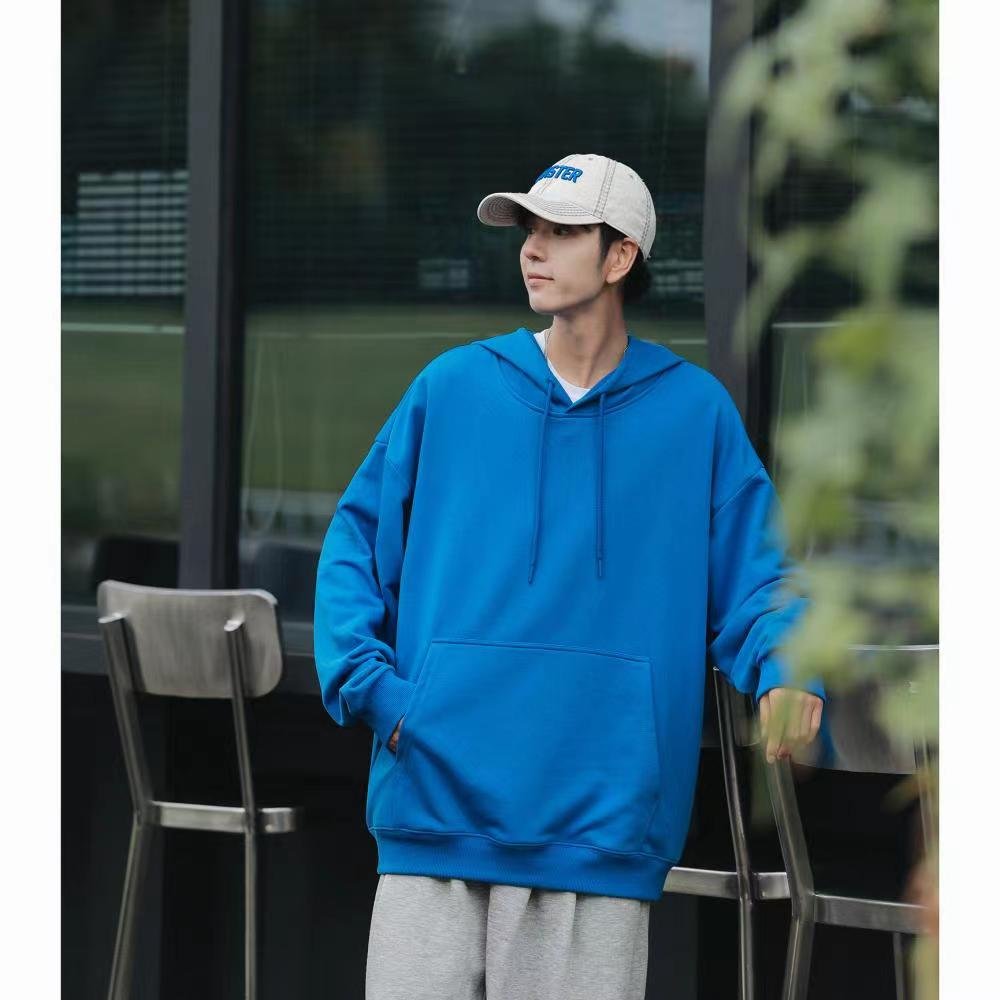 2023 Latest Design Mens Pullover Hoodie Customized Large Size High Quality Premium Mens Pullover Hoodie