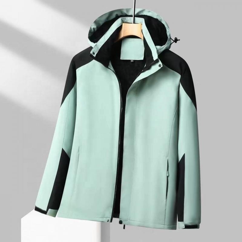 Men's Hoodies Softshell Tactical Jacket Casual Custom Men's Windbreaker Zipper Men Coats Silver Fox Hiking Winter Jackets Unisex