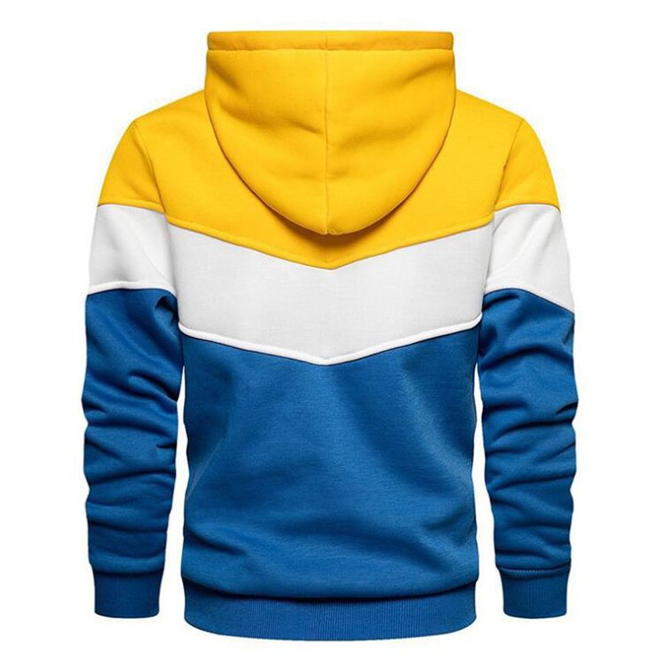 Hip Hop Autumn New Casual Men Hoodies Sweatshirts Fashion Hoody Patchwork Loose Sportswear Solid Fleece Warm Hoodies